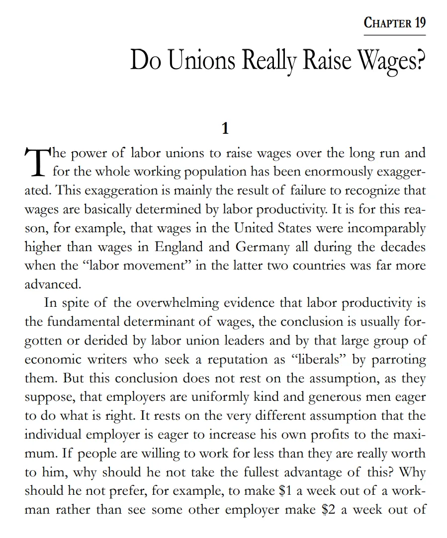 CHAPTER 19: Do Unions Really Raise Wages?