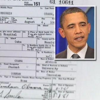 President Obama's Birth Certificate Is Fake